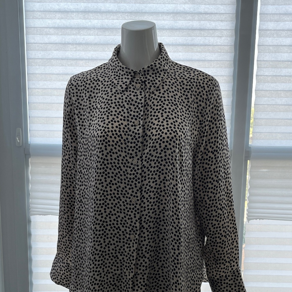 Polka dot blouse